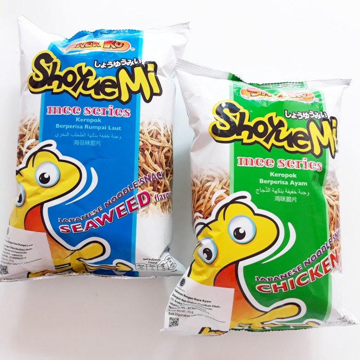 

Best Seller Snek Ku Shoyue Mi Japanese Noodle Snack Chicken & Seaweed 70Gr