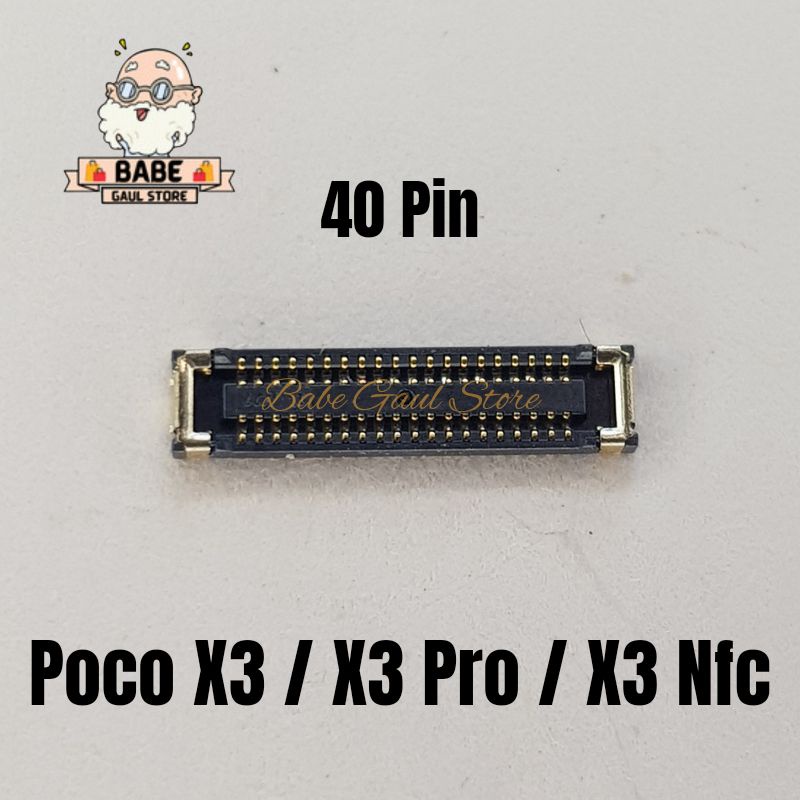Konektor Lcd Poco X3 / X3 Pro / X3 Nfc Socket Connector Fpc Original