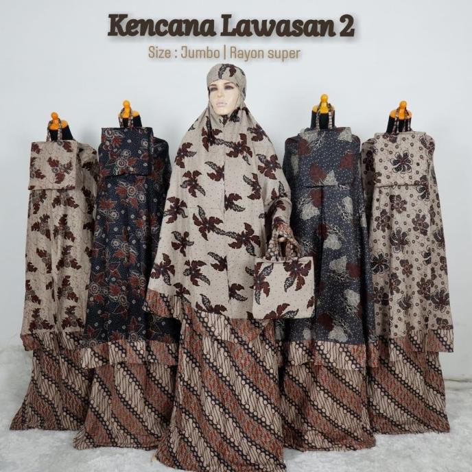 Terbaru Mukena Dewasa ,Mukena Bali Katun Rayon Motif Bunga