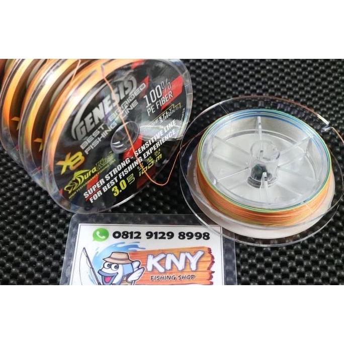 Duraking Genesis 200 meter PE 3 / 0.27 mm / 20.4 kg benang pancing PE