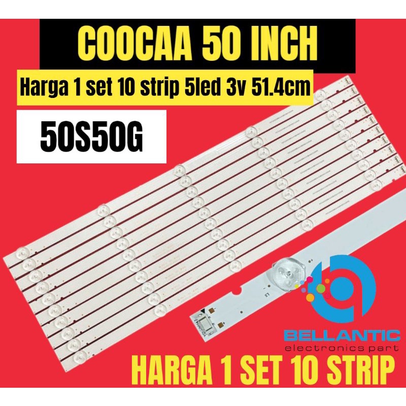BACKLIGHT TV LED COOCAA 50 INCH 50S50G BACKLIGHT TV LED COOCAA