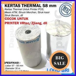 

Kertas Struk Logo BRI 58 x 30 mm Thermal Paper Printer Thermal limited stock 29M4R23