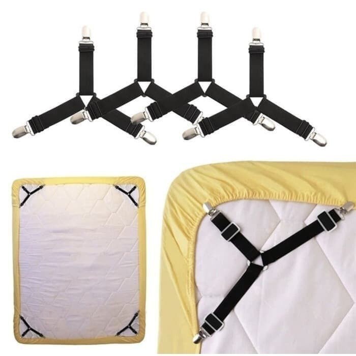 FMFIT TIDDY BED GRIP / SPREI ANTI BERANTAKAN isi 4