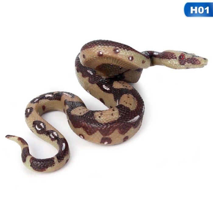 PROMO SKSTR MAINAN ULAR KARET REALISTIS SEPERTI ASLI UNTUK LELUCON TERLARIS