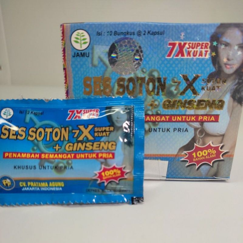 SES-SOTON 7x ORIGINAL 100%..... HARGA ECER / PER SACHET