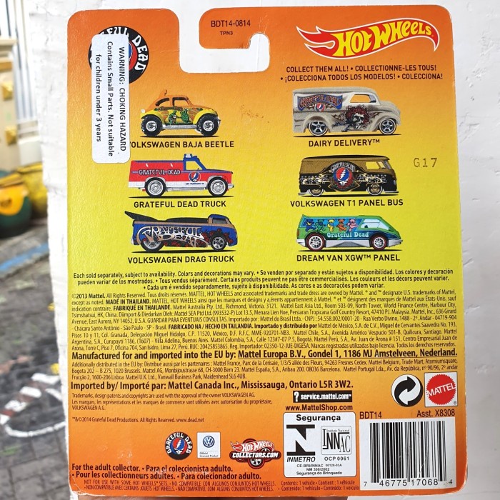MUST HAVE HOTWHEELS VOLKSWAGEN DRAG TRUCK GRATEFUL DEAD TERMURAH