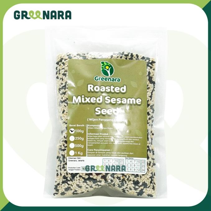 

SALE ROASTED MIXED SESAME 100GR / WIJEN PANGGANG 100 GRAM