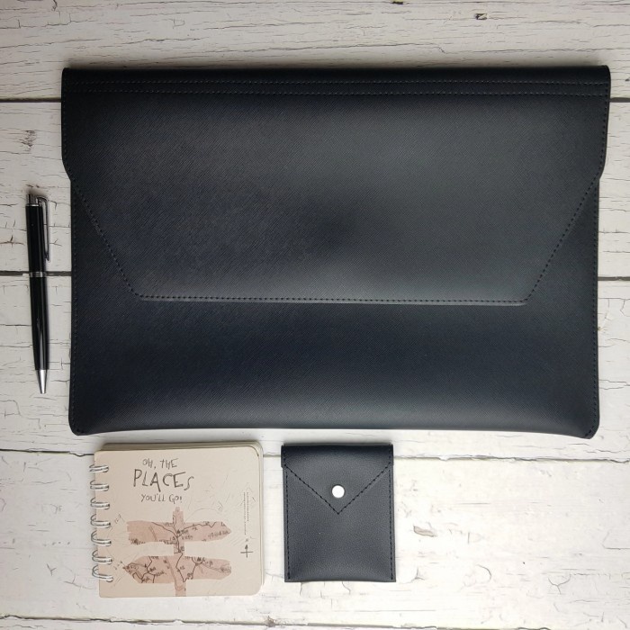 

Terlaris Map A4 Folio Kulit Sintetis Document Keeper Map Folder Organizer