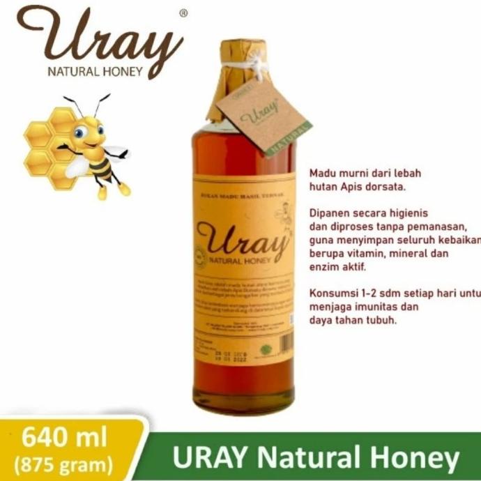 

Madu Uray Natural Honey 875Gr Asli -Madu Murni Alami-Sehat-Madu Hutan