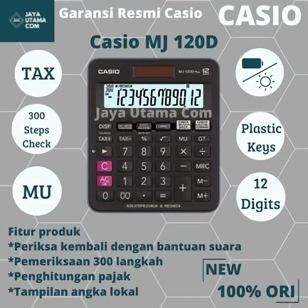 

Terlaris Kalkulator Casio Mj-120D Plus