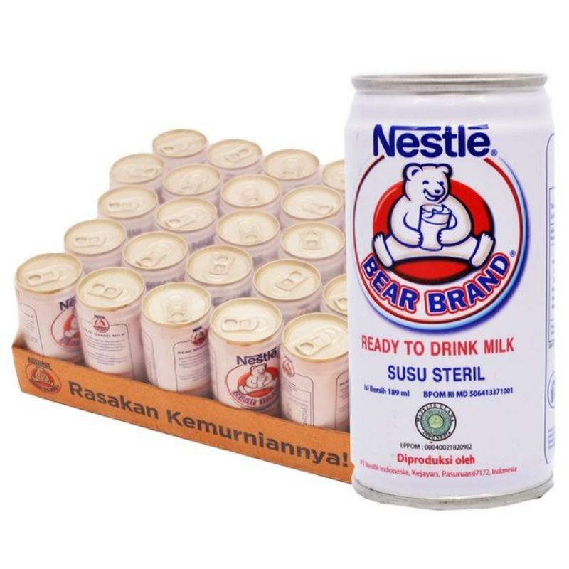 

Susu Beruang Bear Brand Steril (30pcs/karton) 189ml