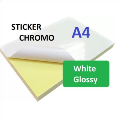 

S&S A4 Sticker CHROMO Glossy ULTIMATE Quality 250 Sheets