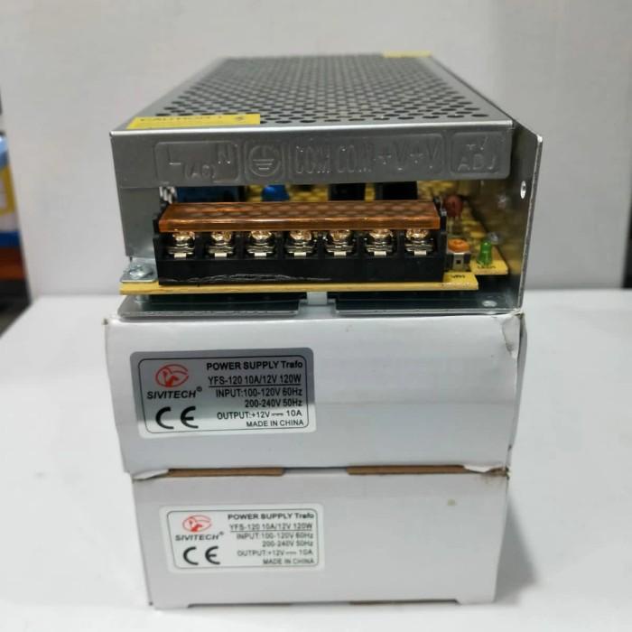Power Supply 12V 10A/ADAPTOR Trafo LED STRIP 12V 10A MuraLed