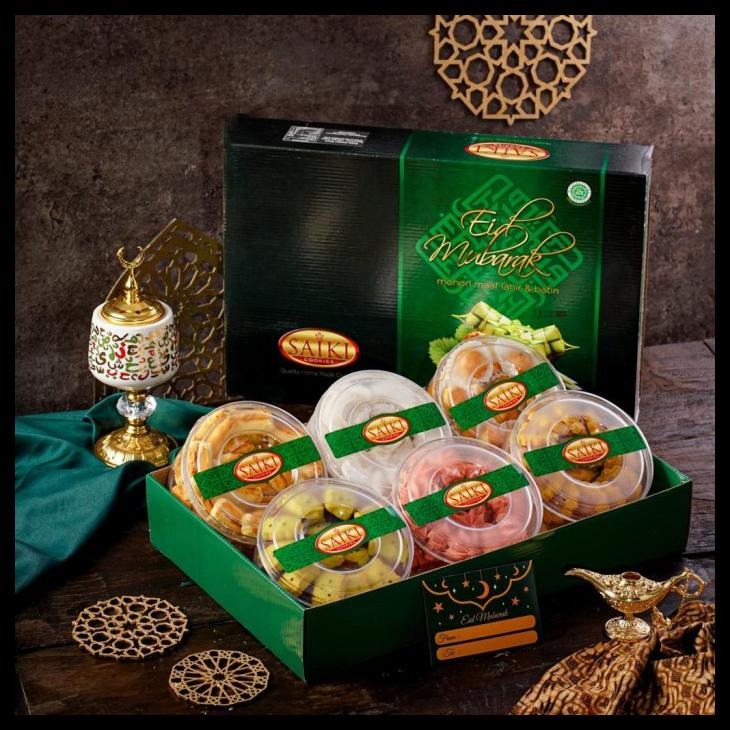 

[ READY ] KUE LEBARAN / PAKET LEBARAN / PARCEL LEBARAN ISI 6 KOTAK KODE 571