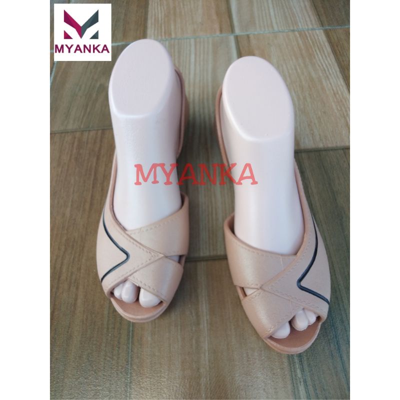 Myanka jelly shoes Flat Kruis