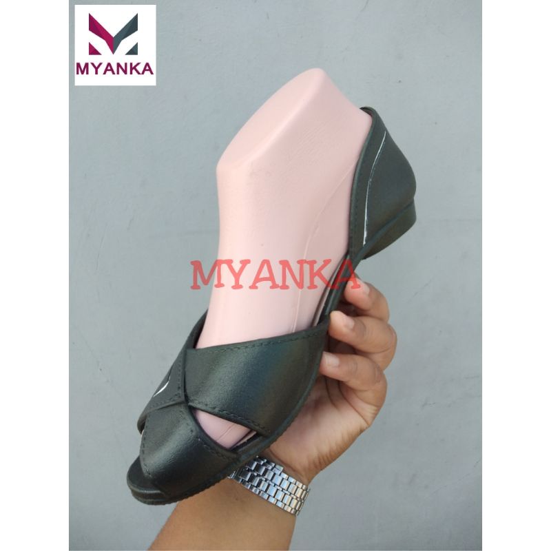 Myanka jelly shoes Flat Kruis