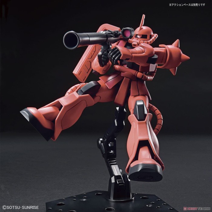 Flash Sale Bandai Hg Hguc 1/144 Gundam Zaku Ii 2 Char'S Char Red Ver. Revive 40Th Terbaru