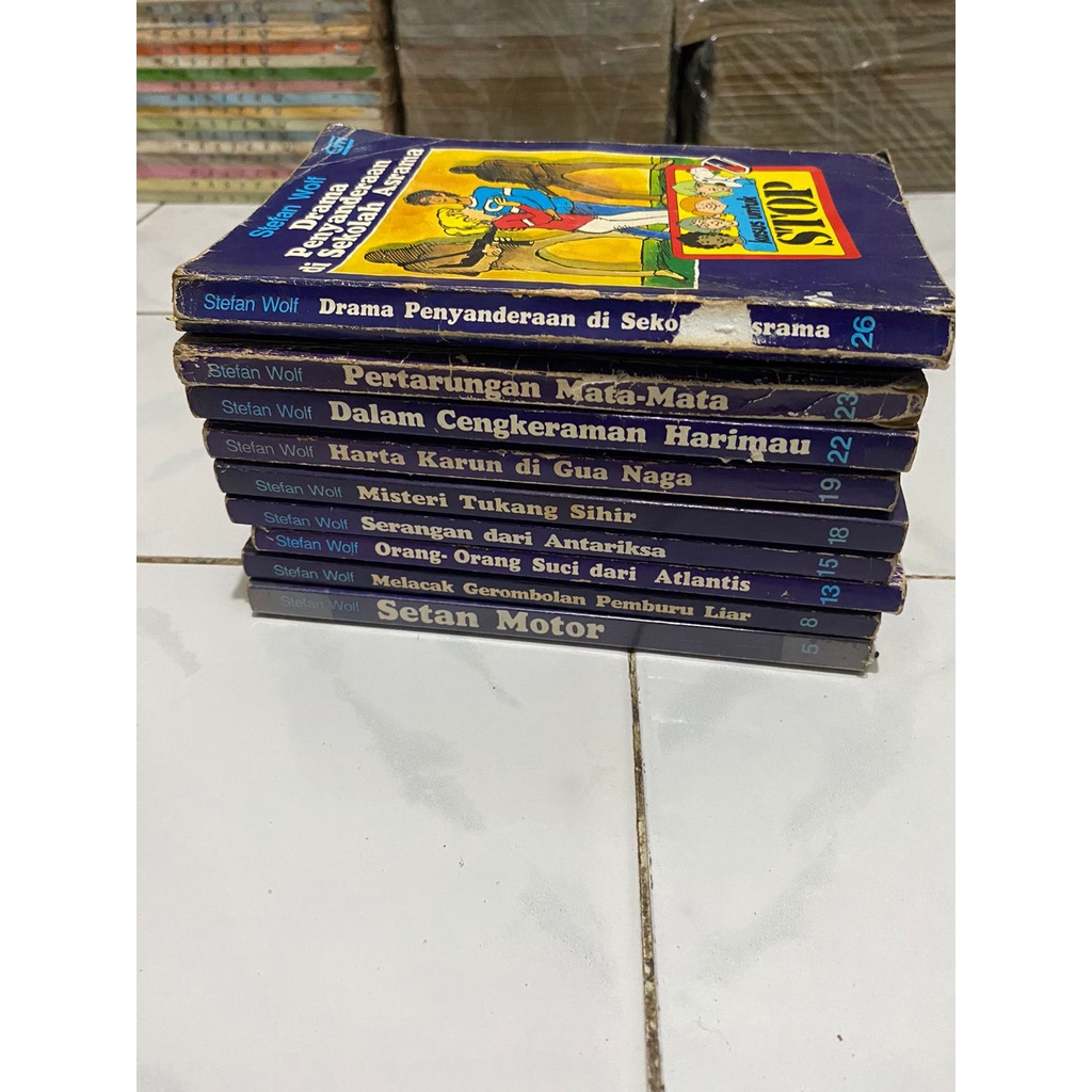 Novel Kasus untuk stop - stefan wolf paket 9 judul