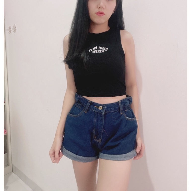 Singlet zaraa's | tanktop wanita zara's | tanktop polos tulisan | tanktop bkk wanita | crop tanktop import | korean fashion wanita | aquarius boutique89