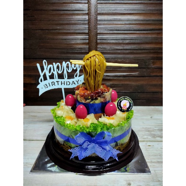 

Flying Cake Noodle with Siomay n Roasted Chicken