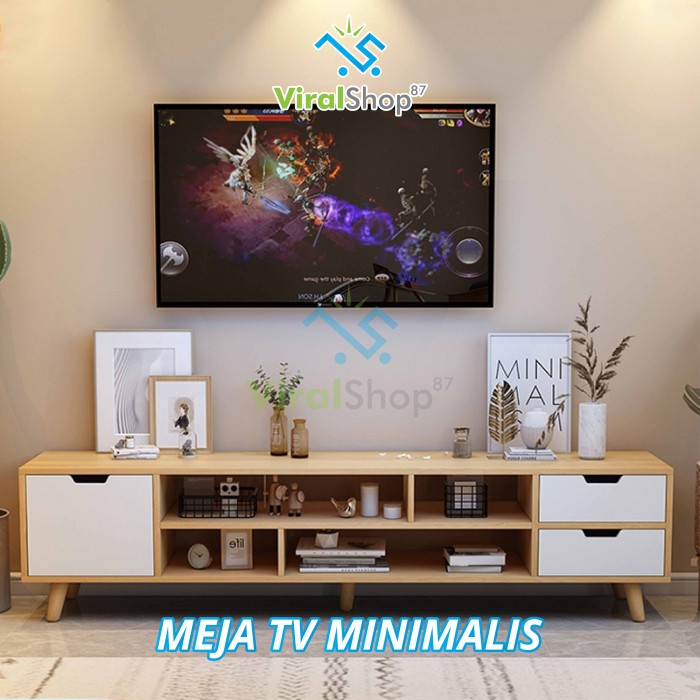 Terlaris Rak Tv Minimalis Bufet Tv Minimalis Kayu Modern Jumbo Meja Tv