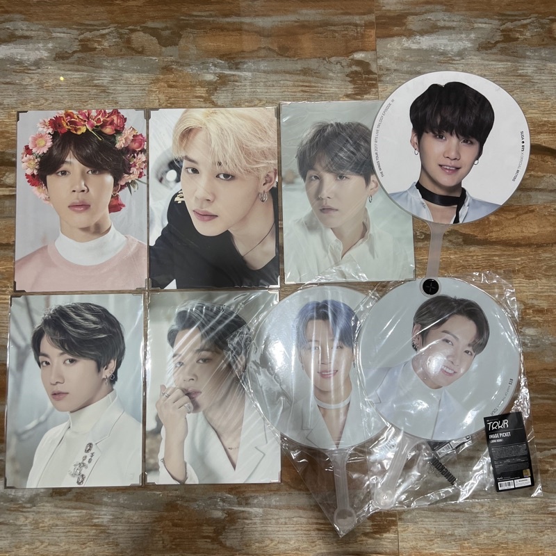 [ready stock] bts premium photo & image picket jimin jungkook suga ( love yourself lys ; speak yours