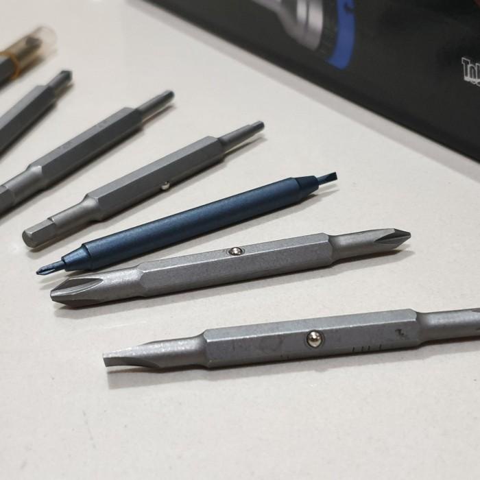 OBENG INTERCHANGEABLE RACHET DRIVER SET TOHO 19 IN 1 OBENG RATCHET