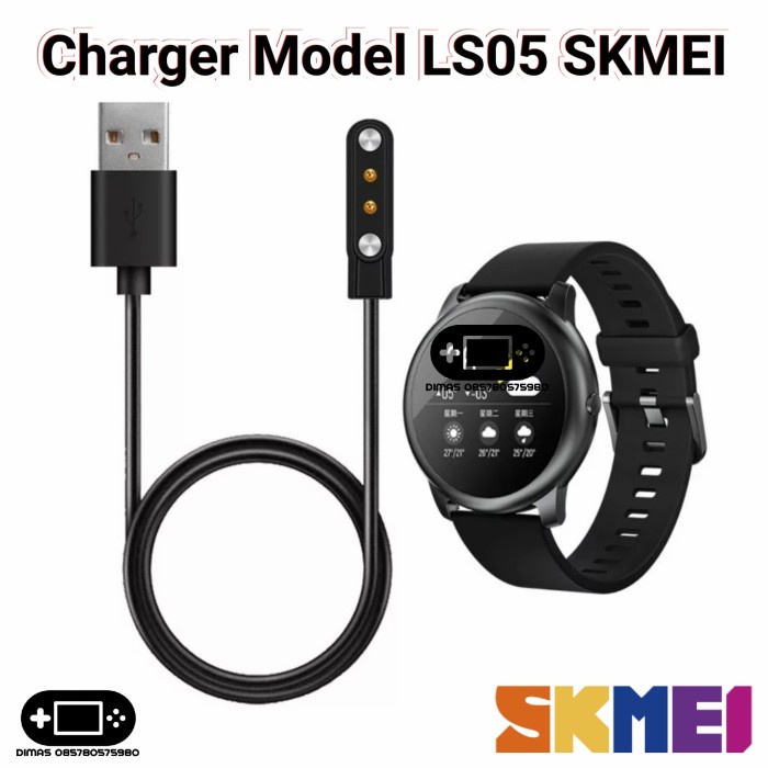 Charger Model Ls05 Skmei Charging H30 Kabel Usb Smartwatch H 30 Beli