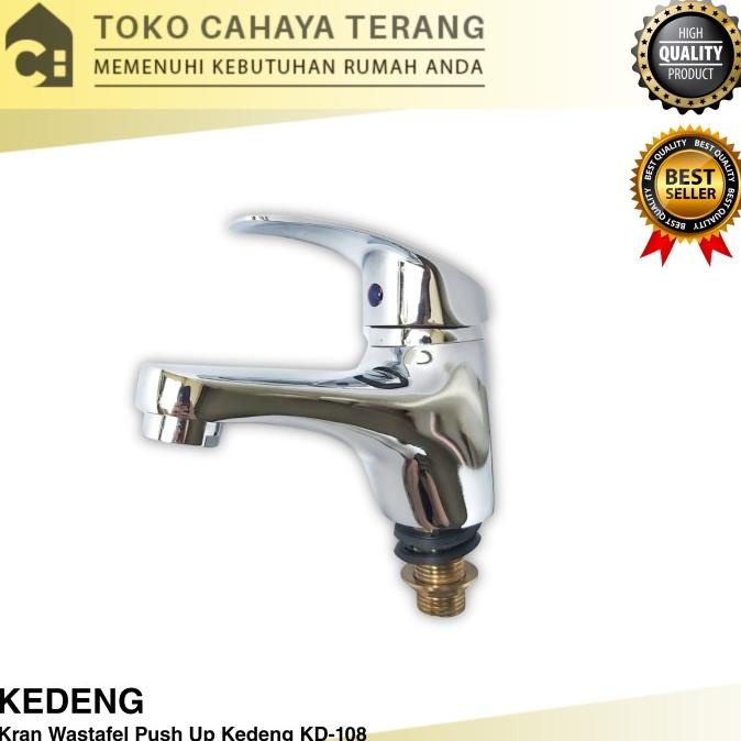 Kran Wastafel Jumbo Model TOTO / Kran Wastafel Push Up Kuningan /Keran