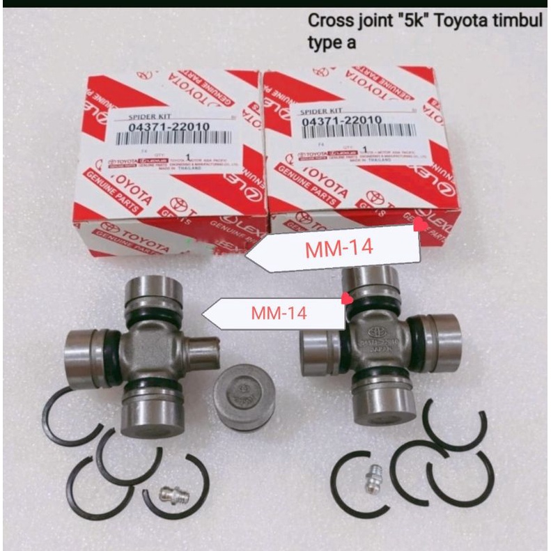 CROSS JOINT KIJANG 5K 7K KAPSUL JOINT KOPEL 5K KIJANG SUPER 7K KAPSUL DIESEL BENSIN ORI HARGA 1PCS