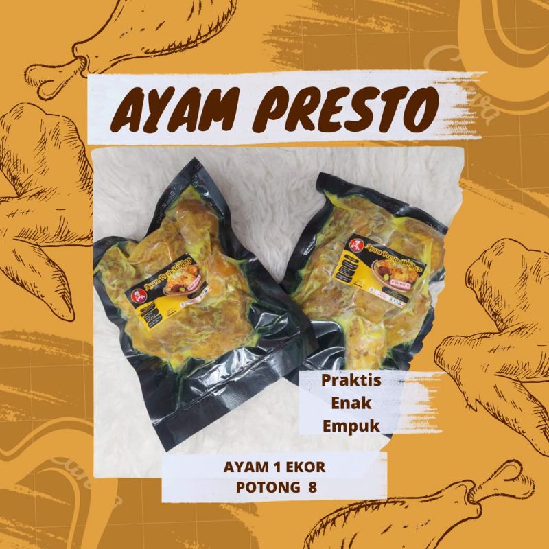

Ayam Presto Ungkep (1 ekor potong 8)
