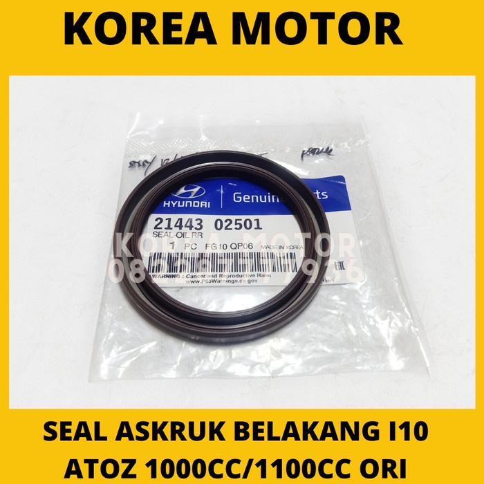 Seal Askruk Kruk As Belakang ATOZ Hyundai i10 Seal Crankshaft Atoz murah