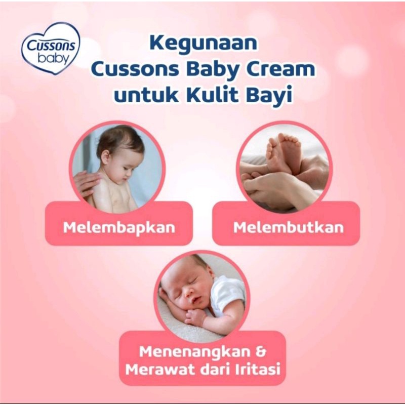 Cussons Baby Cream (Pink) &amp; (Ungu) 50g