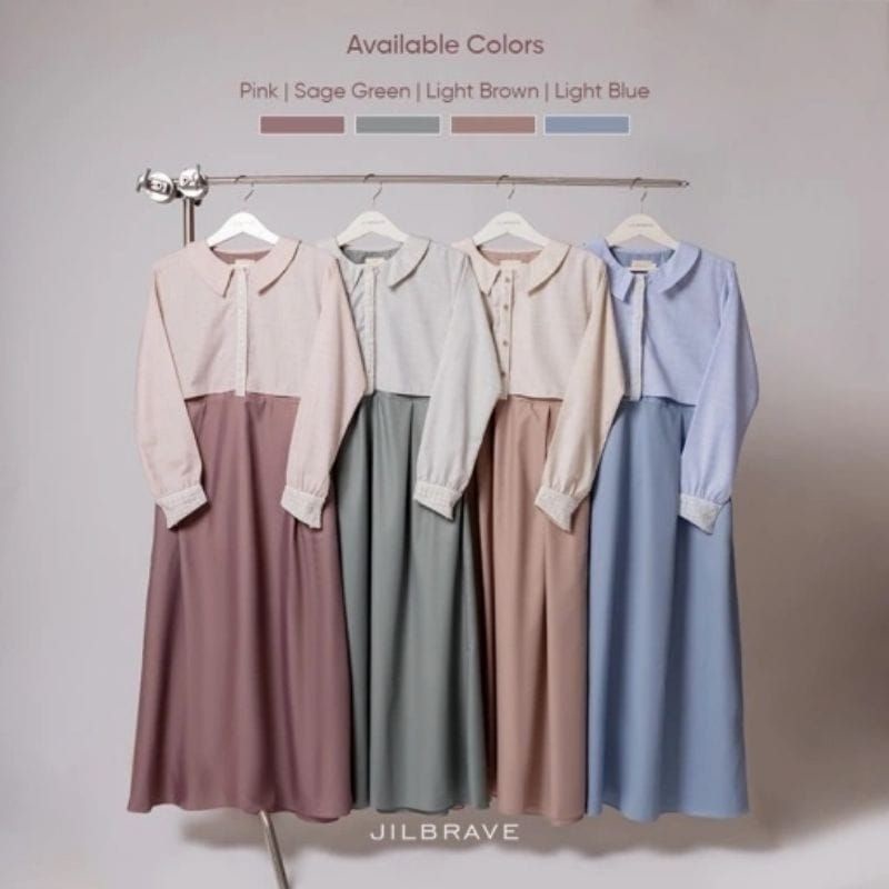 JILBRAVE l Saerin Dress Light Brown