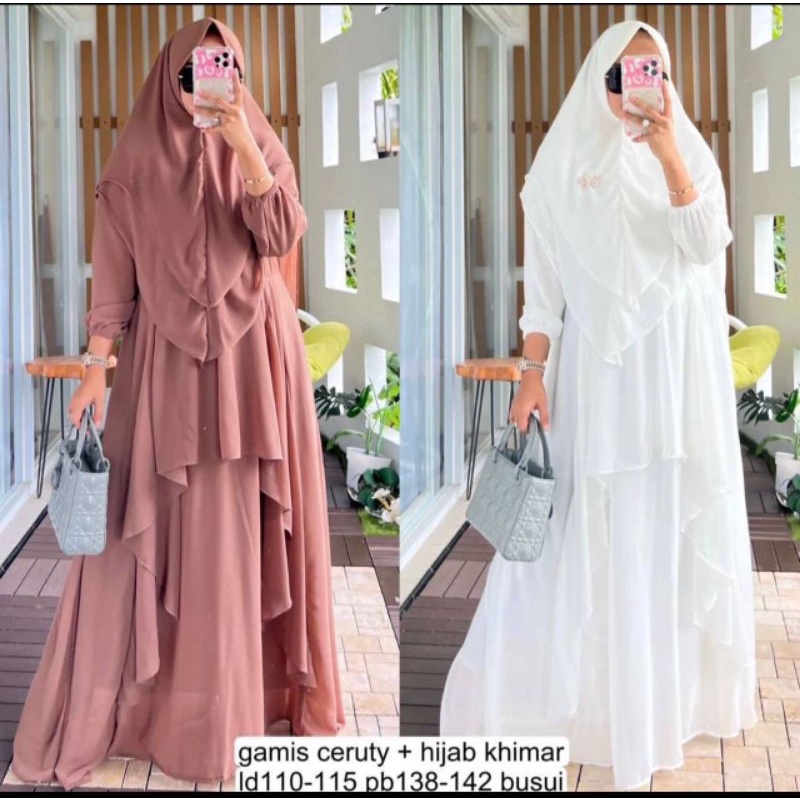 LONG MAXI SIFON POLOS JILBAB WANITA GAMIS SYARI POLOS PREMIUM WANITA LONGDRESS MAXI LEBARAN WANITA B