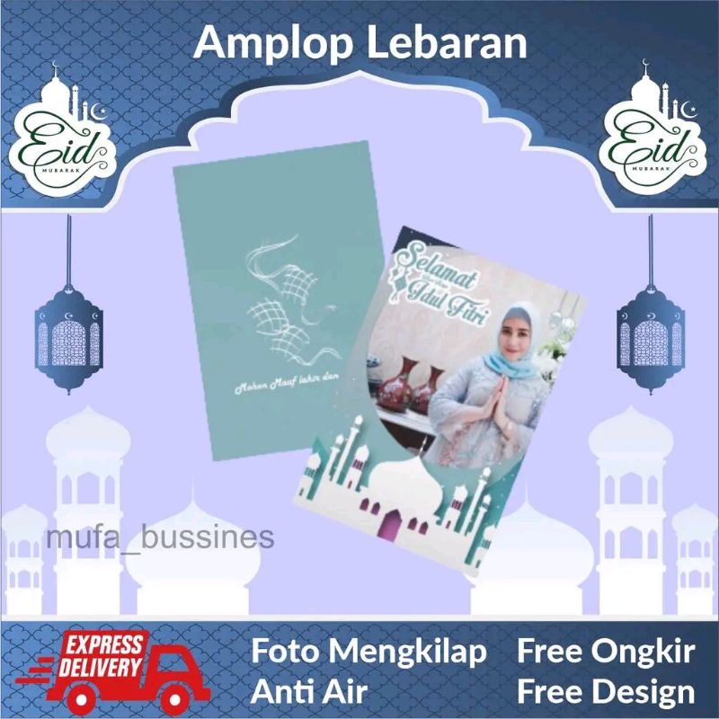 

(10pcs) Amplop lebaran foto sendiri