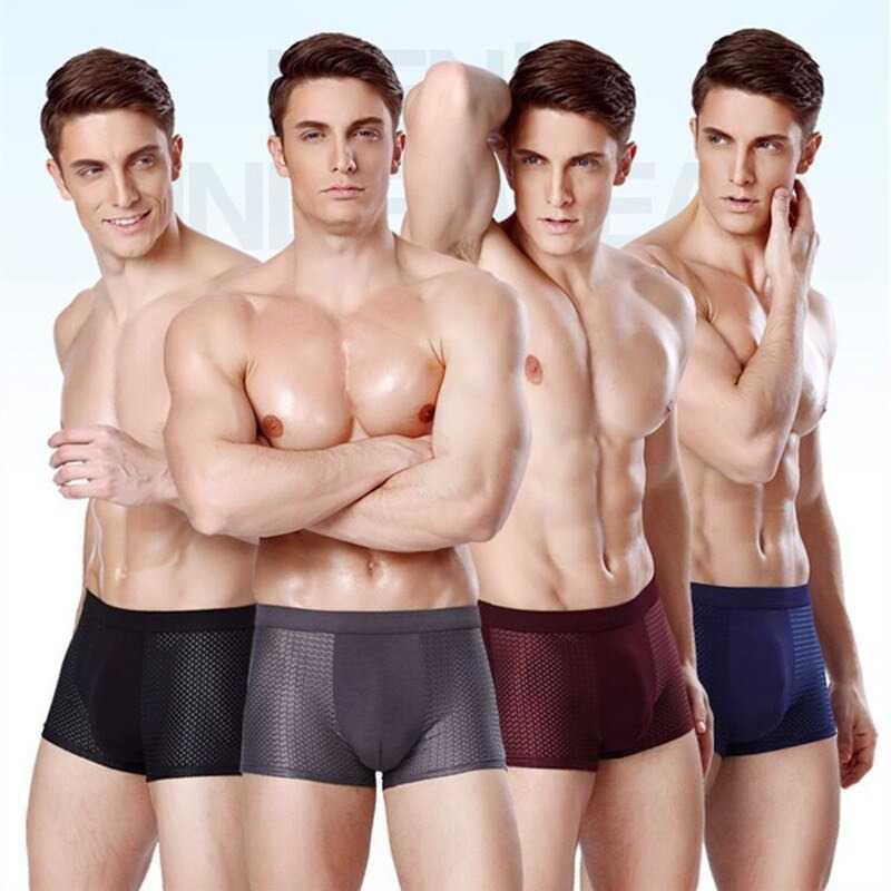 WONTIVE Celana Dalam Boxer Pria Breathable Ice Silk -5 Celana Dalam Pria Boxer Pria Celana Dalam Pria Dewasa Sport Celana Dalam Pria Boxer Celana Boxer Celana Dalam Pria Jumbo Celana Dalem Pria Cd Pria Dewasa Celana Dalam Pria Sexy Transparan Boxer Pria