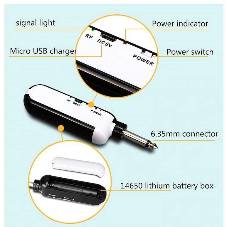 Rellent Mikrofon Karaoke Mic Wireless Portable KTV 300