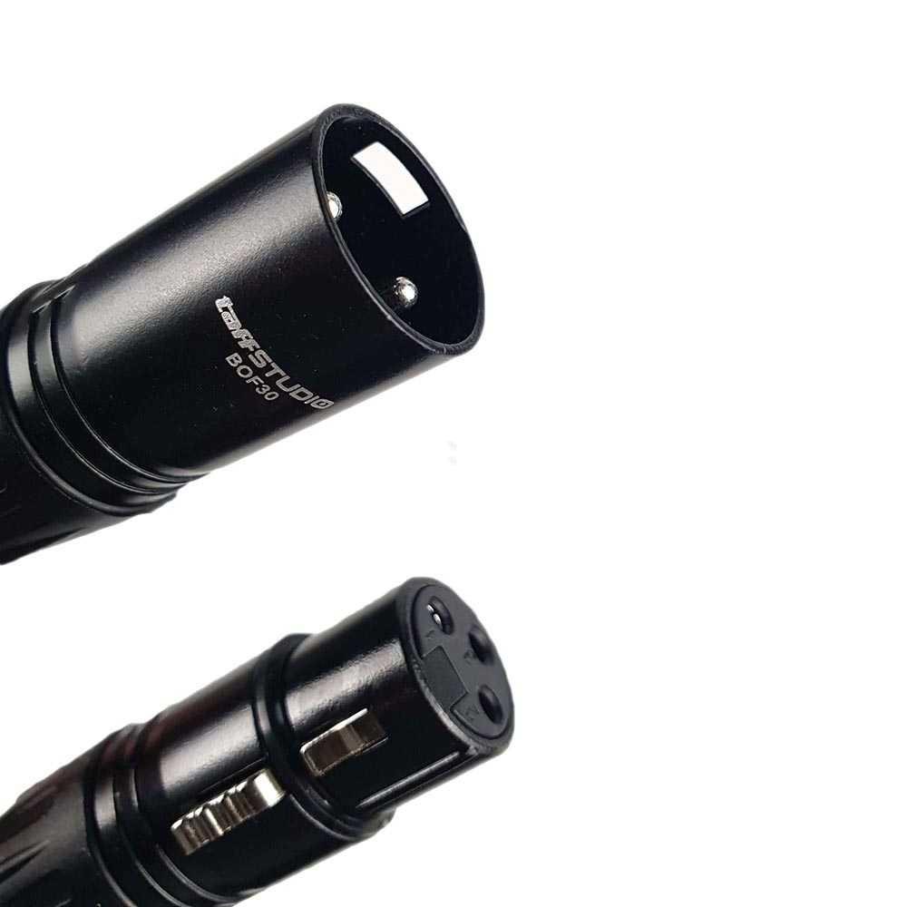 TaffSTUDIO Kabel XLR M/F OFC Microphone Karaoke Shielded OF30
