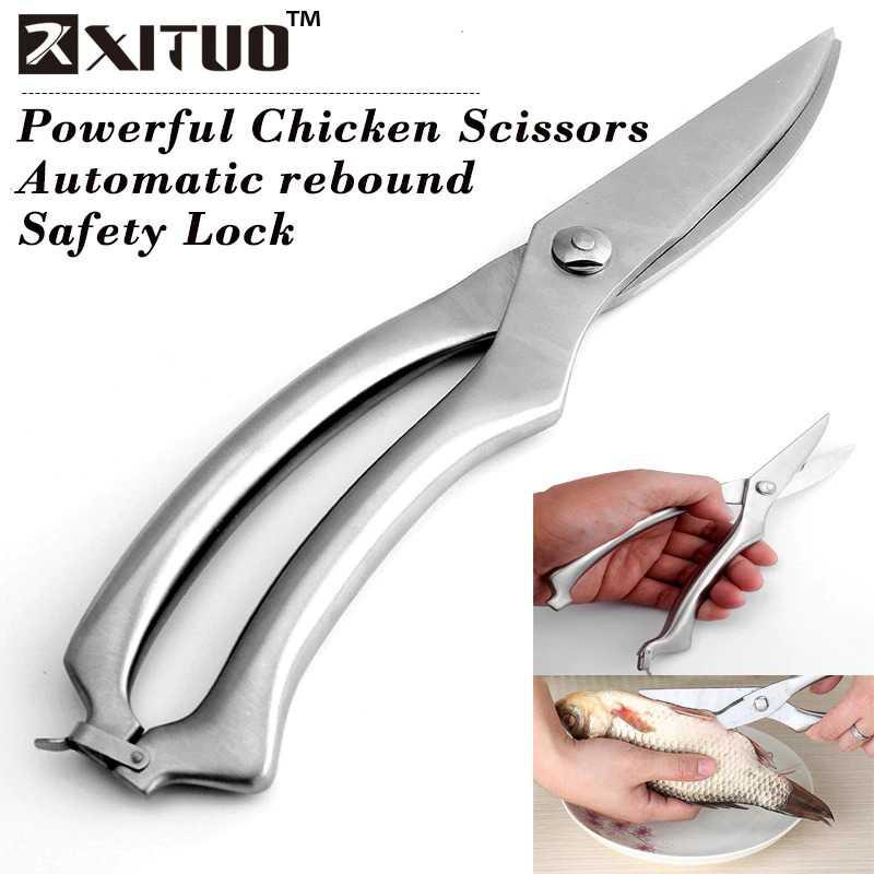 XITUO Gunting Tulang Dapur Kitchen Bone Scissors Stainless Steel HU14