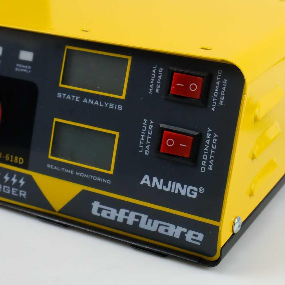 Taffware ANJING Charger Aki 260W 12V/24V 200AH + LCD - AJ-618D