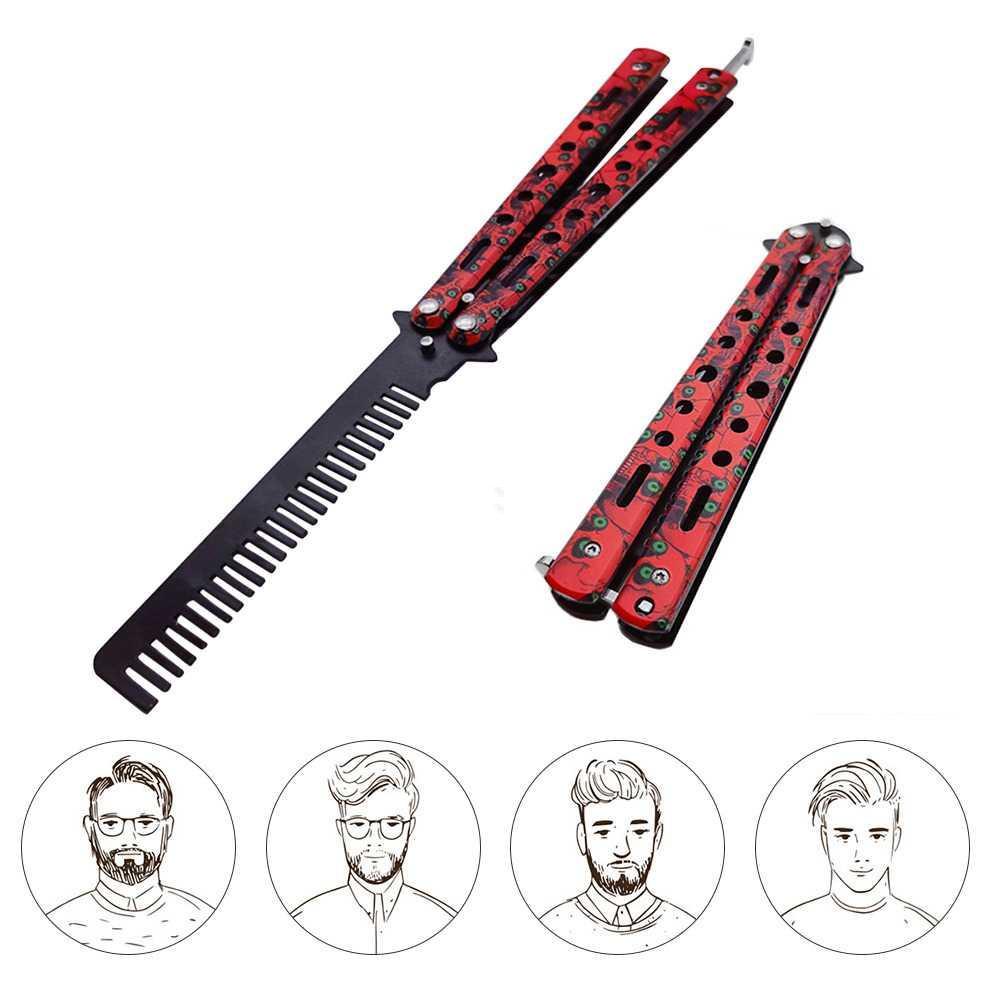 ONEFIRE Pisau Sisir Butterfly Balisong Training Knife CS GO - YS-7320