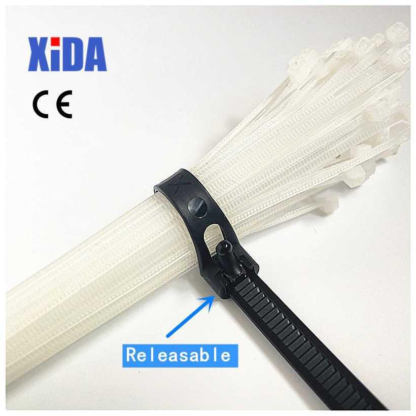 XIDA Kabel Ties Cable Organizer Releasable Reusable 8 x 450 mm 100 PCS L8