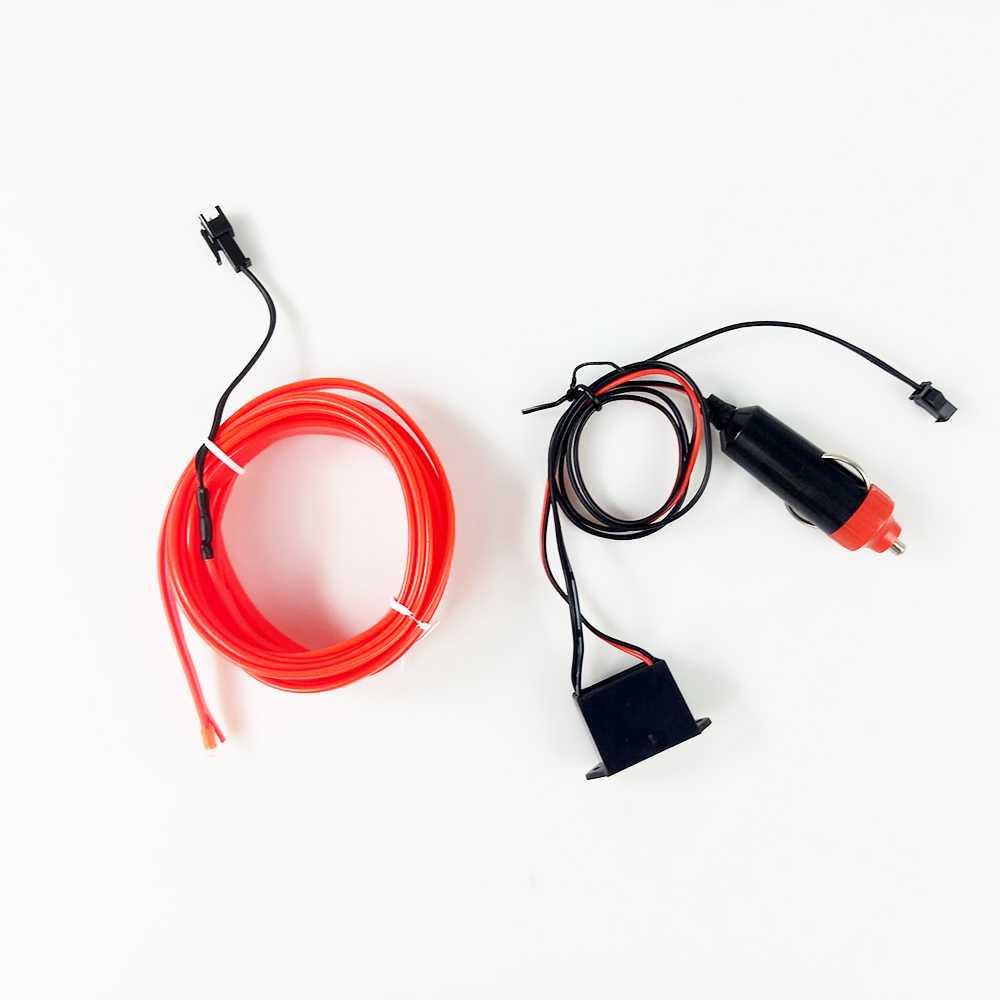 Seametal Lampu Interior Mobil LED Neon 3 Meter + 12V Inverter - TB307