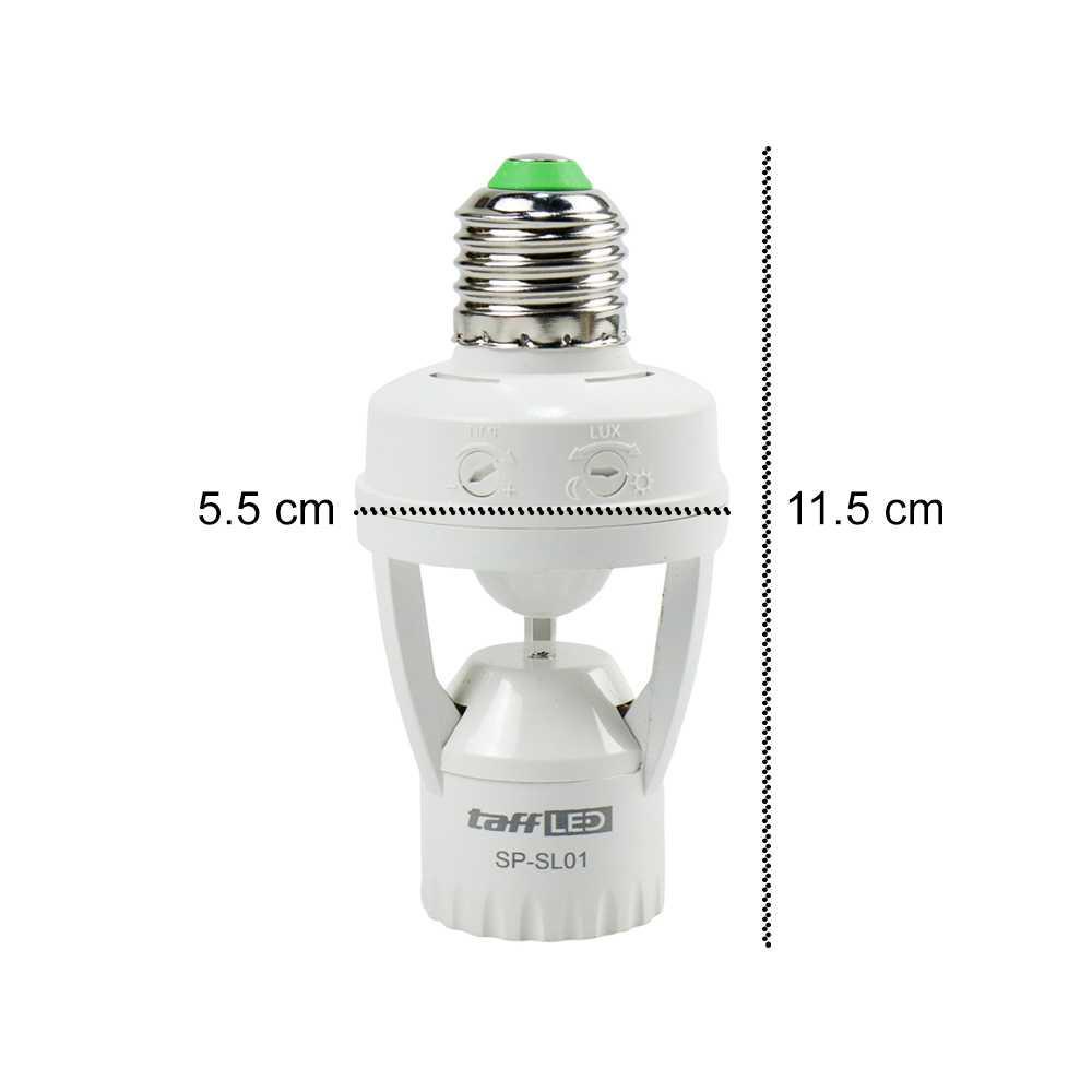 TaffLED Lampu Bohlam Fitting E27 Infrared Sensor Lamp Holder - SP-SL01