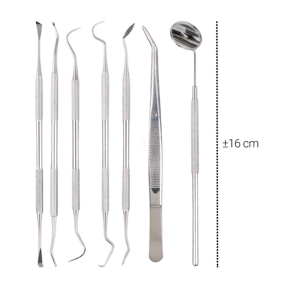 Rosalind Peralatan Set Dokter Gigi Dentist Dental Tool 7 PCS - 4012