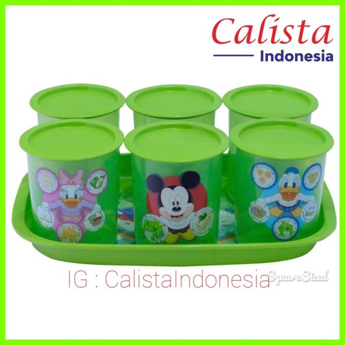 New Calista Nato 7Pcs/Set / Toples Nampan/ Toples Kue/ Toples Lebaran Discount