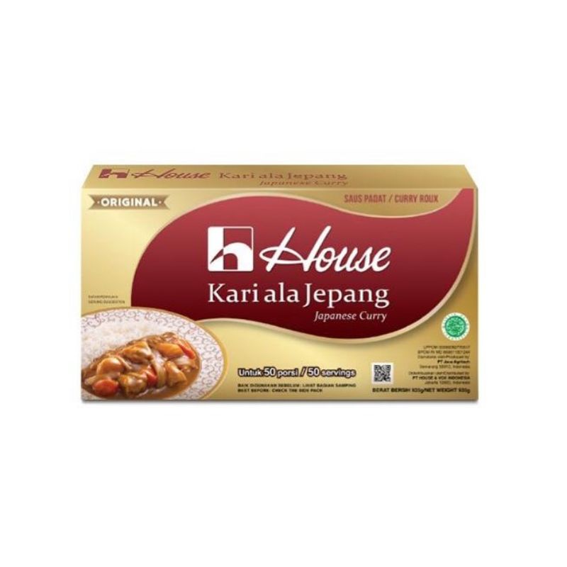 

House Curry Original 50 Porsi - Kari Ala Jepang Halal