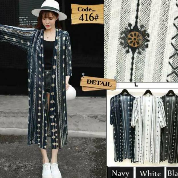 OUTER BOHEMIAN //  CARDIGAN  LACE IMPORT BKK // LONG CARDIGAN IMPORT