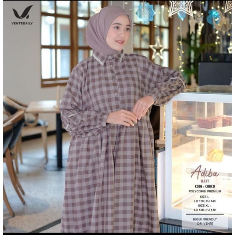 DRESS GAMIS MIDI ADIBA